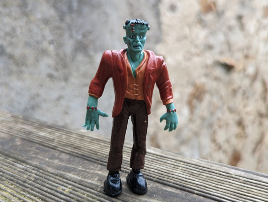 1992 #6 Frankenstein 3.75" PVC Figure Yolanda Monsters Spanish Super Monstruos Horror Halloween
