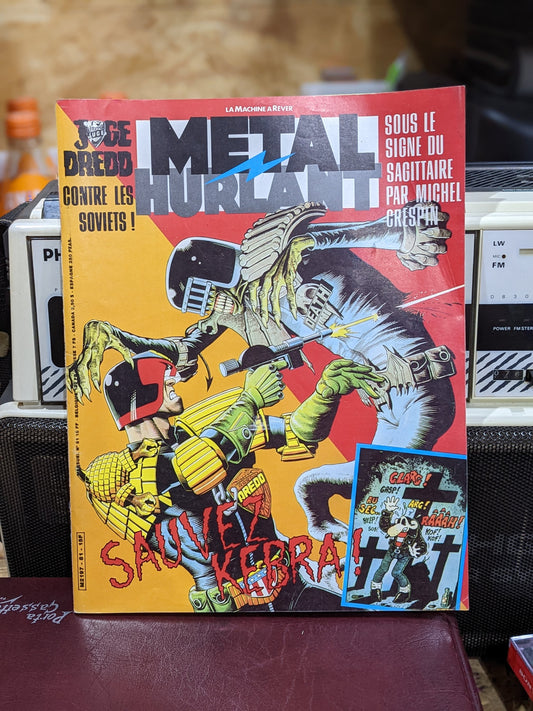 Metal Hurlant #81 Comic Magazine France Heavy Metal Moebius Judge Dredd