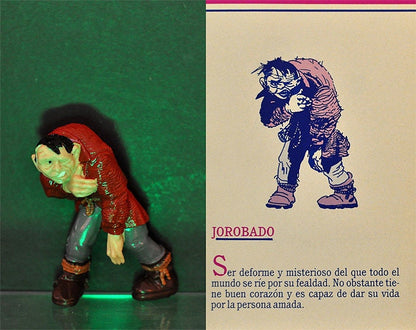 1992 #9 Hunchback Quasimodo 3.75" PVC Figure Yolanda Monsters Spanish Super Monstruos Horror Halloween