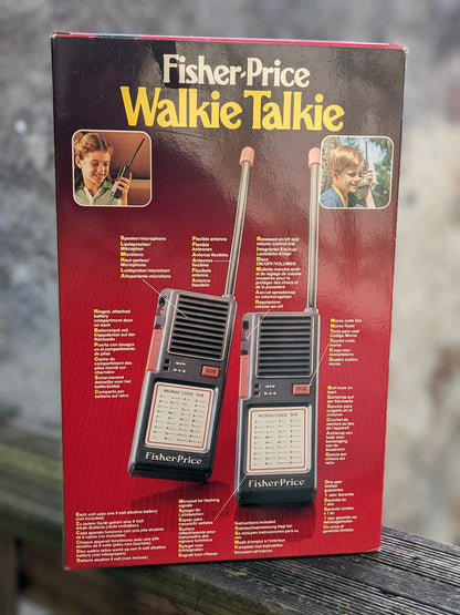 Fisher Price Walkie Talkie Set Unused 1985